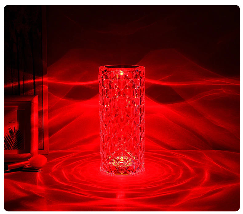 Crystal Rose Lamp