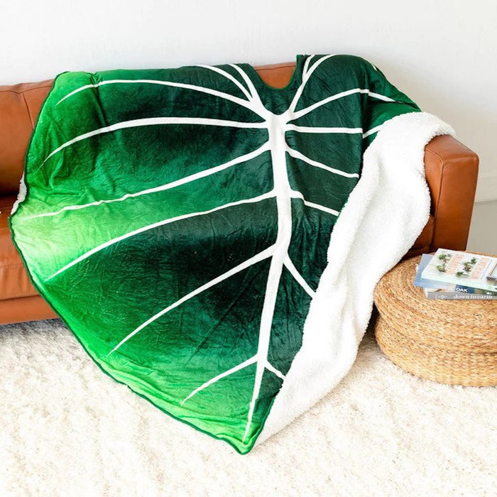 Oversized Gloriosum Leaf Blanket